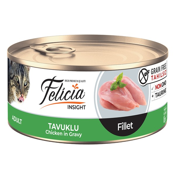 Felicia Tahılsız Tavuk Fileto Kedi Konserve 85 Gr