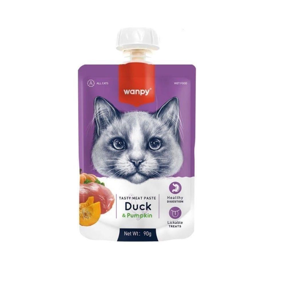 Wanpy Sıvı Kedi Ödülü Ördekli ve Bal Kabaklı 90 Gr