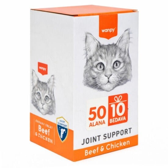 Wanpy Joint Support Sığır Eti ve Tavuklu Krema Ödül 60x14gr