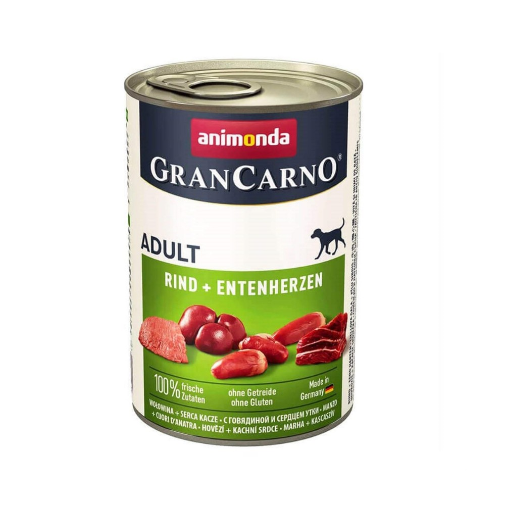 Animonda GranCarno Sığırlı ve Ördekli Yetişkin Köpek Konservesi 400gr