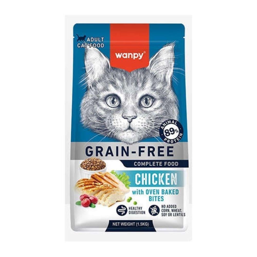 Wanpy Tavuklu Tahılsız Yetişkin Kedi Maması 1,5 Kg