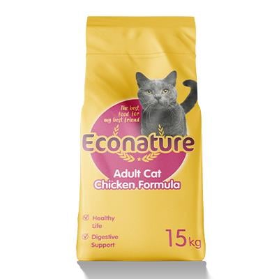 Econature Tavuk Etli Kedi Maması 15 Kg