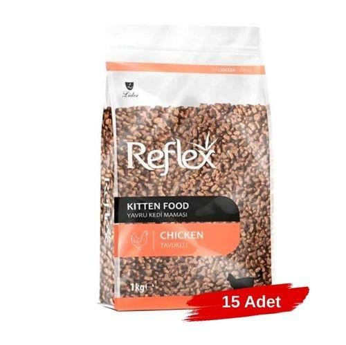 Reflex Yavru Kedi Maması Tavuklu 1 Kg X 15 Adet (15 KG)