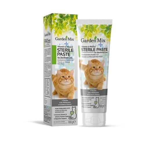 Garden Mix Kısırlaştırılmış Kedi Multivitamin Macun 100 Gr