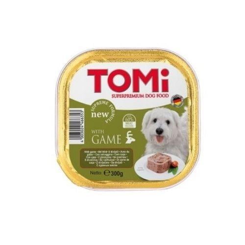 Tomi Köpek Yaban Hayvanlı Pate Yaş Mama 300 gr