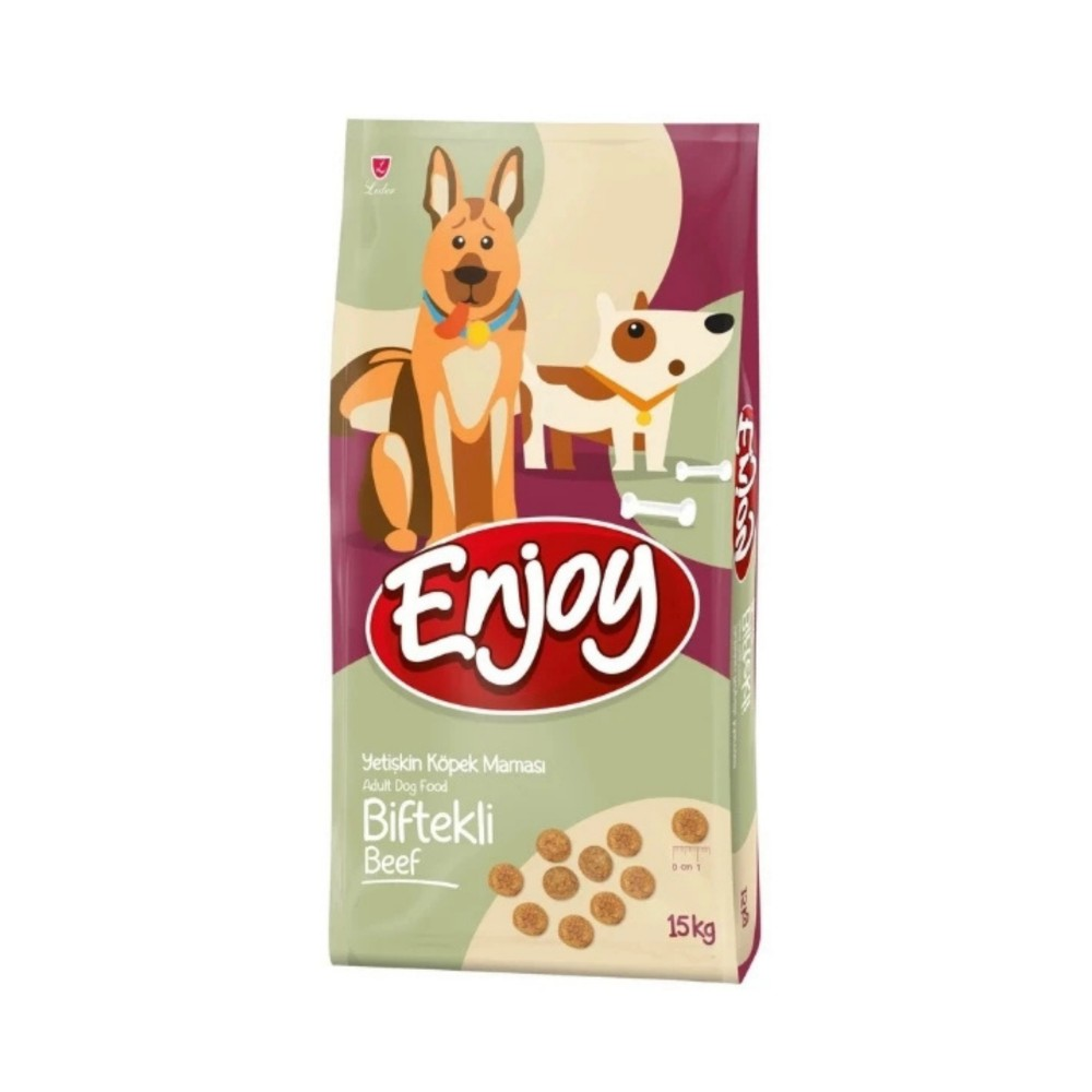 Enjoy Biftekli Yetişkin Köpek Maması 15 kg
