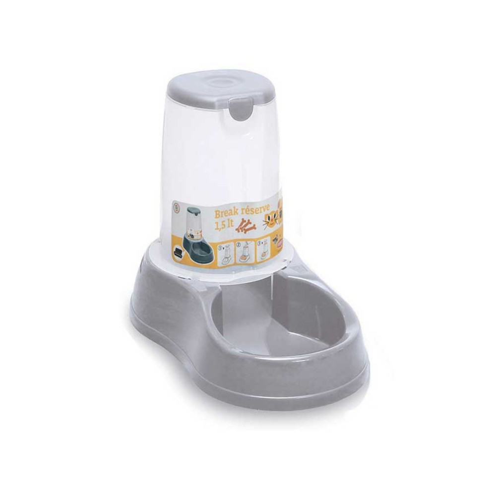 StefanPlast Mamalık 1,5 Litre Gri 28,5x18,5x22cm