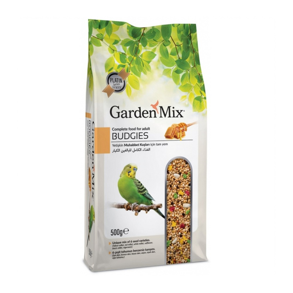 Garden Mix Platin Ballı Muhabbet Kuş Yemi 500g
