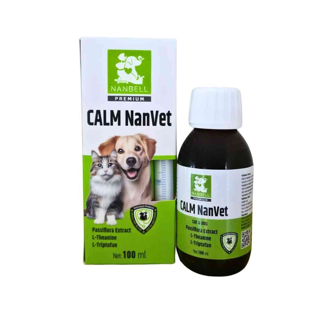 Nanbell Calm NanVet Kedi & Köpek Sakinleştirici Sıvı Takviye 100 ml
