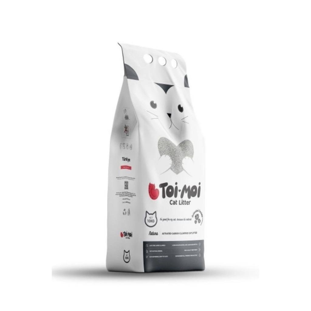 Toi Moi Sodyum Bentonit Kedi Kumu Aktif Karbonlu 10 Kg