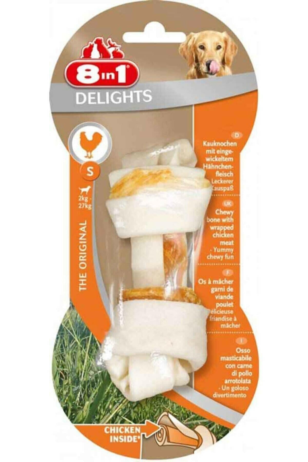 8 in 1 Delights Bones Köpek Ağız Bakım Kemiği Small - İkizler Yem Market8 in 1 Delights Bones Köpek Ağız Bakım Kemiği Small