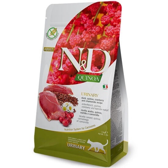 ND Quinoa Urinary Ördek Kinoa İdrar Yolları Sağlığı Kedi Maması 1,5 Kg