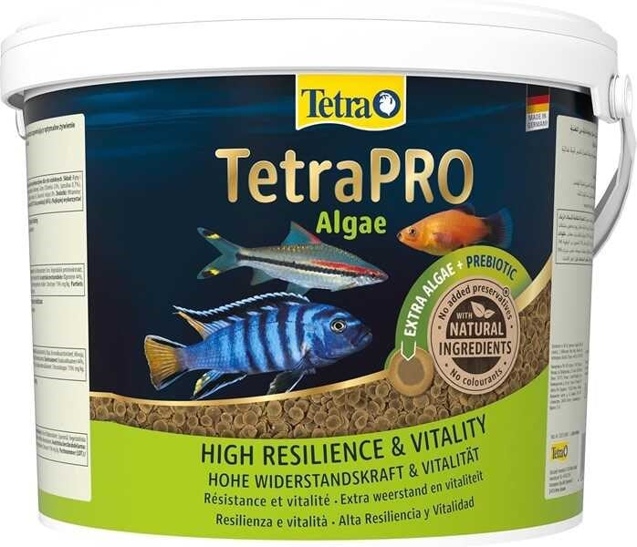 Tetra Pro Algae Crisps Bitkisel Vegetable Balık Yemi 10 lt