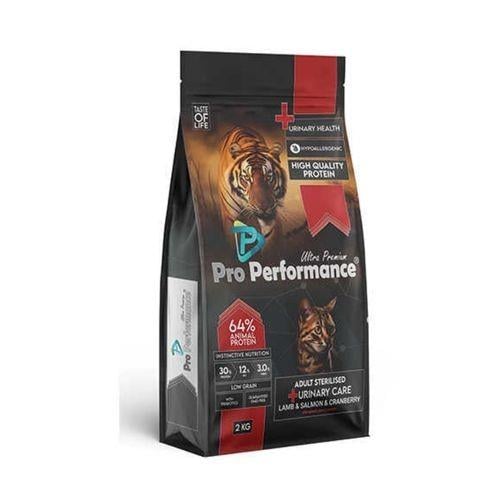 Pro Performance Kızılcıklı Kuzulu Karidesli Somonlu Kısırlaştırılmış Kedi Maması 2 Kg