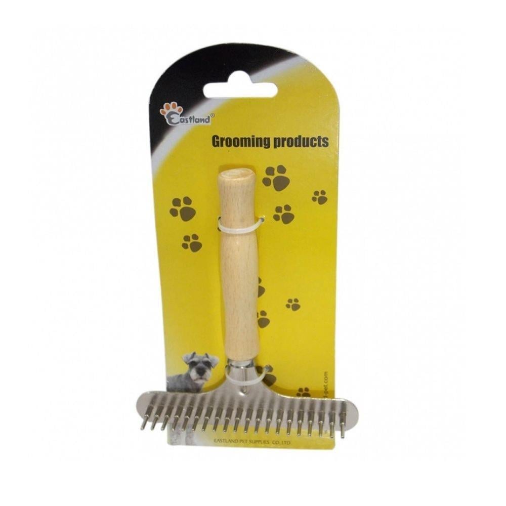 Eastland Ahşap Tutacaklı Köpek Kıtık Açıcı Tarak 20 İğneli