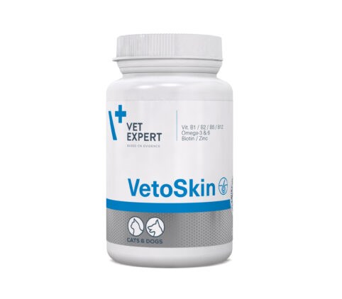 Vet Expert Vetoskin Kedi Ve Köpek Deri Ve Tüy Destekleyici 90 Tablet