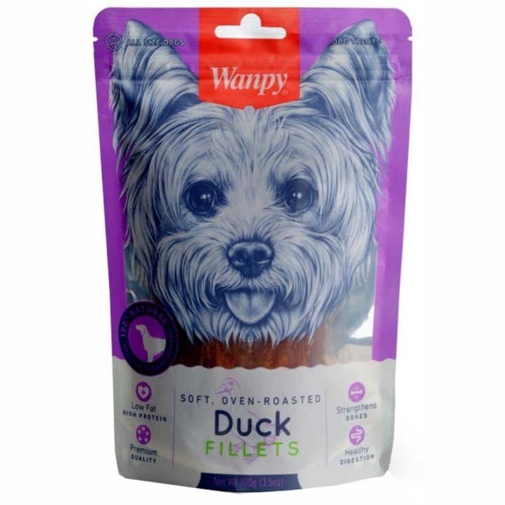 Wanpy Gerçek Ördek Fileto Köpek Ödül 100 gr