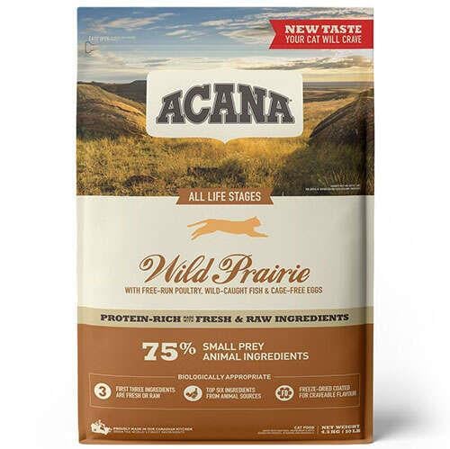 Acana Wild Prairie Tahılsız Tavuklu Kedi Maması 4,5 Kg - İkizler Yem MarketAcana Wild Prairie Tahılsız Tavuklu Kedi Maması 4,5 Kg