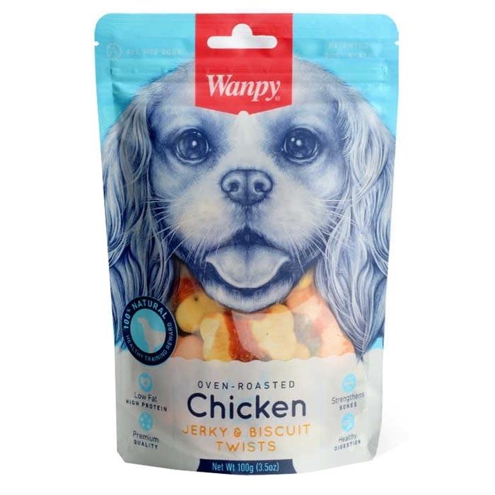 Wanpy Bisküvi Üzeri Tavuk Sargılı Köpek Ödülü 100 Gr