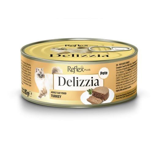 Reflex Plus Delizzia Hindi Etli Ezme Yetişkin Kedi Konservesi 85 Gr
