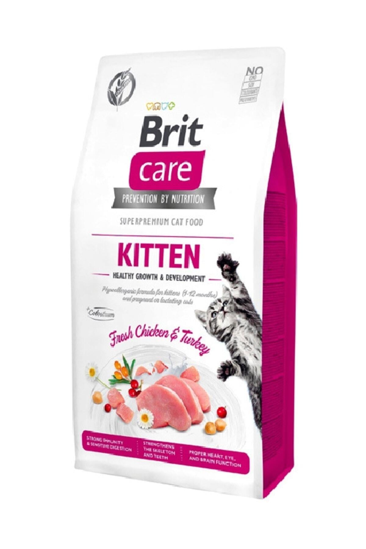 Brit Care Hipoalerjenik Kitten Tahılsız Tavuk Ve Hindili Yavru Kedi Maması 7 Kg - İkizler Yem MarketBrit Care Hipoalerjenik Kitten Tahılsız Tavuk Ve Hindili Yavru Kedi Maması 7 Kg