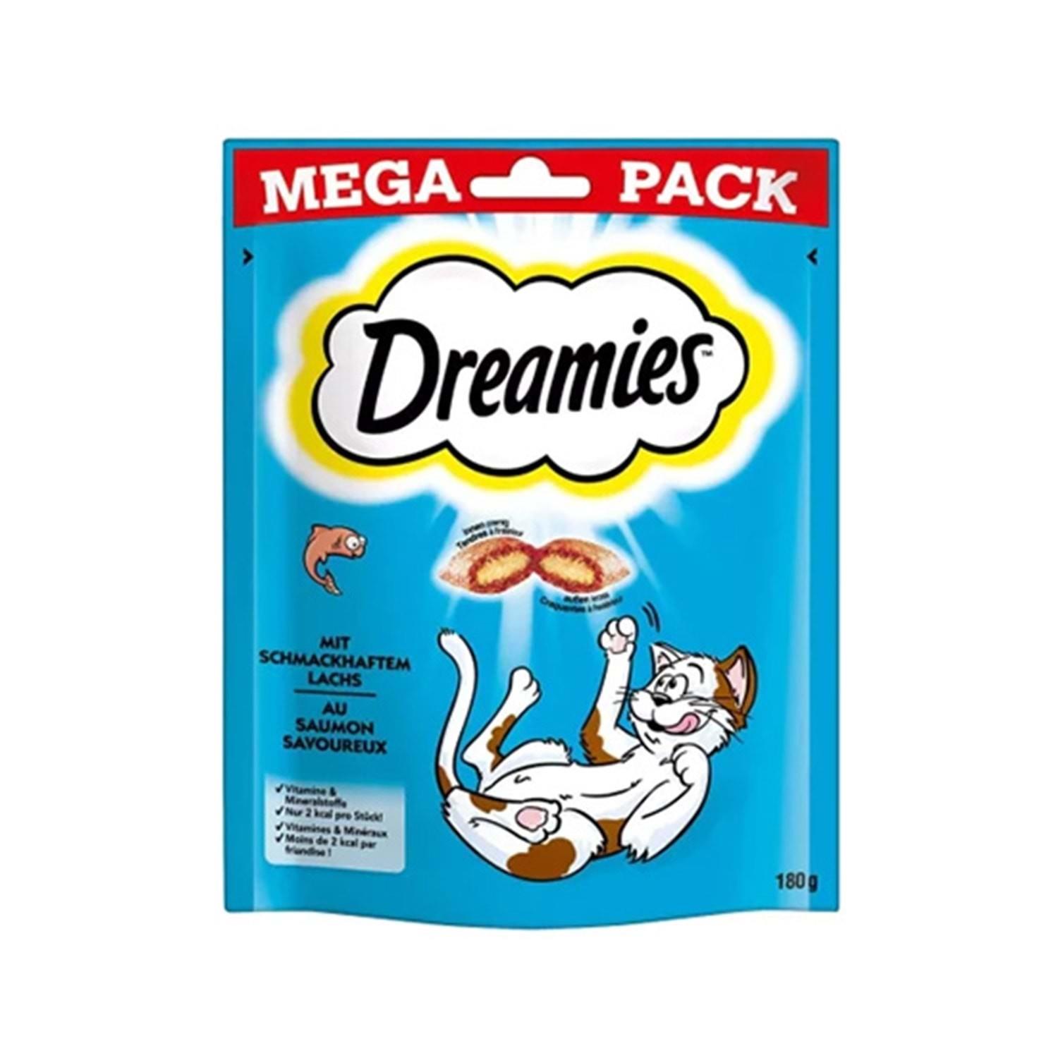 Dreamies Kedi Ödülü Mega Paket Somonlu 180 Gr