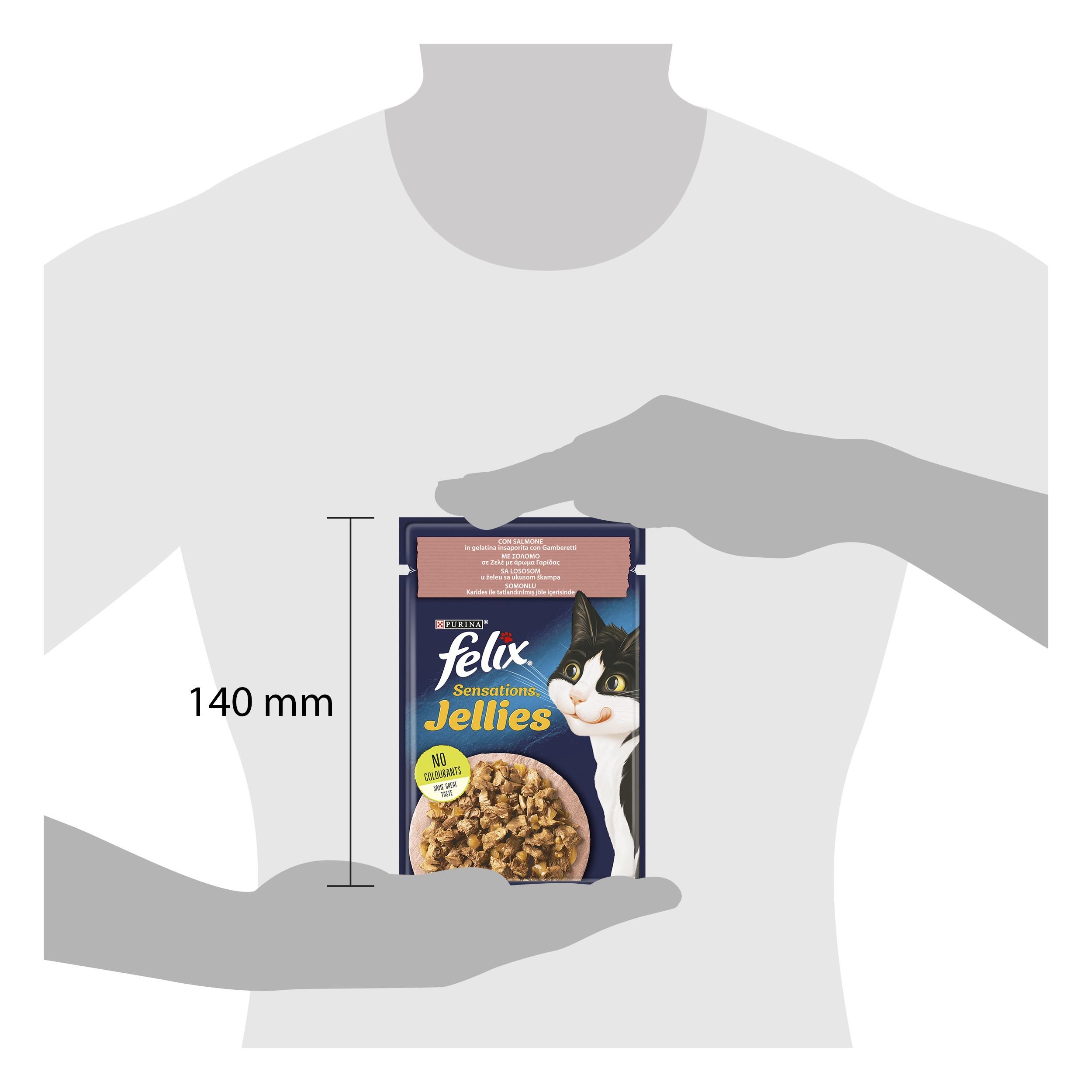 Felix Somon ve Karidesli Yaş Kedi Maması 85 Gr