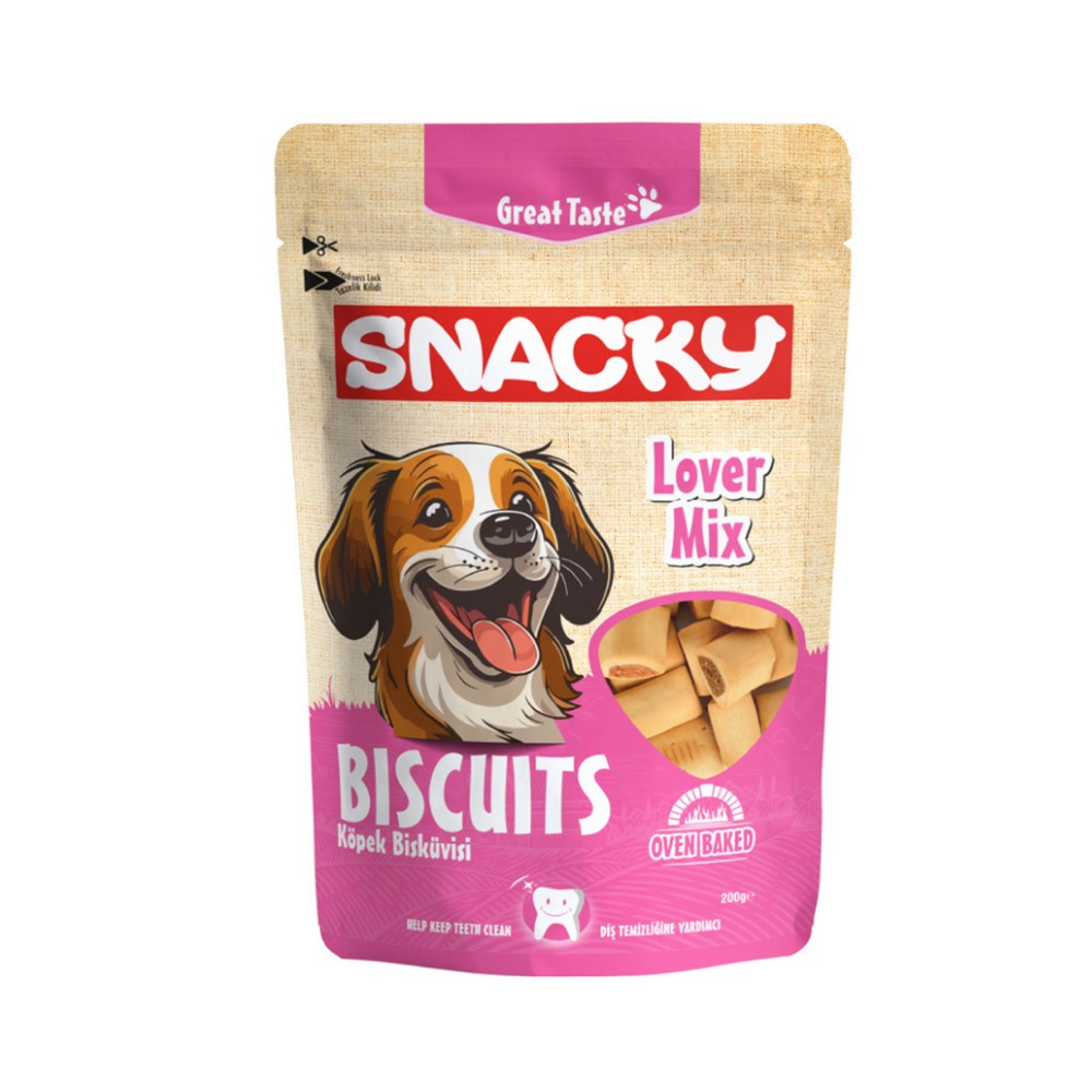 Snacky Animal Lover Köpek Bisküvisi 200gr