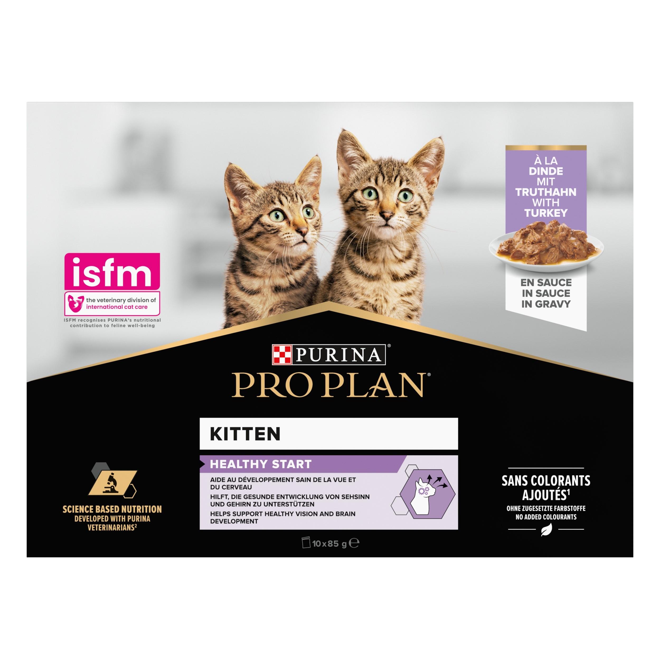 Pro plan Kitten Hindili Pouch Yavru Kedi Konservesi 10x85 Gr