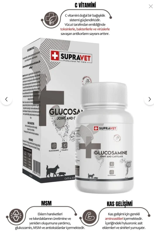Supravet Glukozamin Tableti 75 Tablet