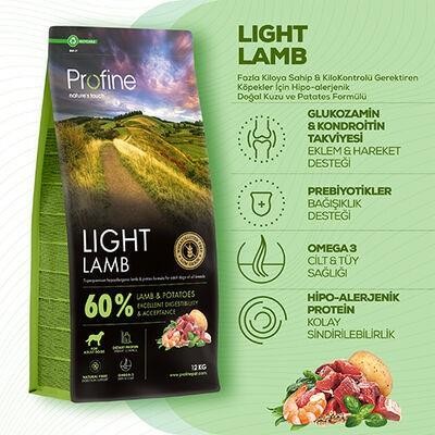 Profine Light Kuzu Etli Adult Yetişkin Köpek Maması 12kg
