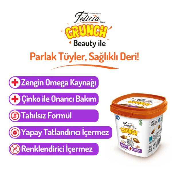 Felicia Beauty Kedi Crunch Ödül Maması 100 g