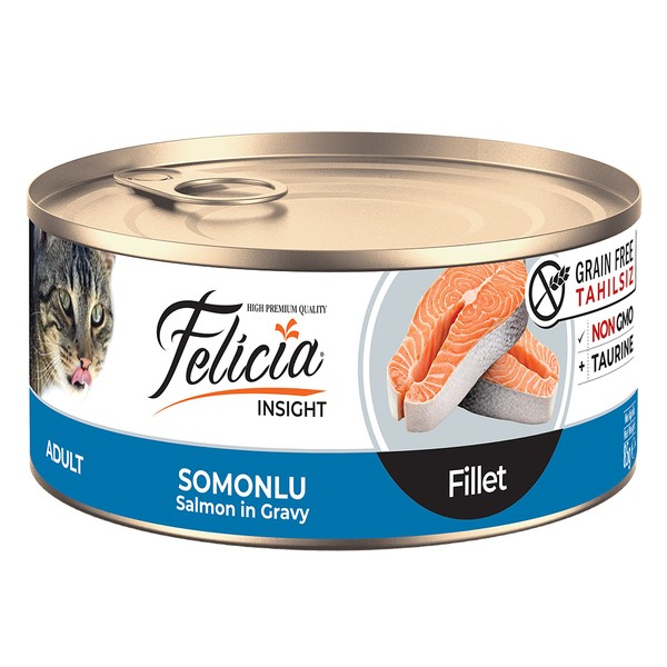 Felicia Tahılsız Somon Fileto Kedi Konserve 85 Gr