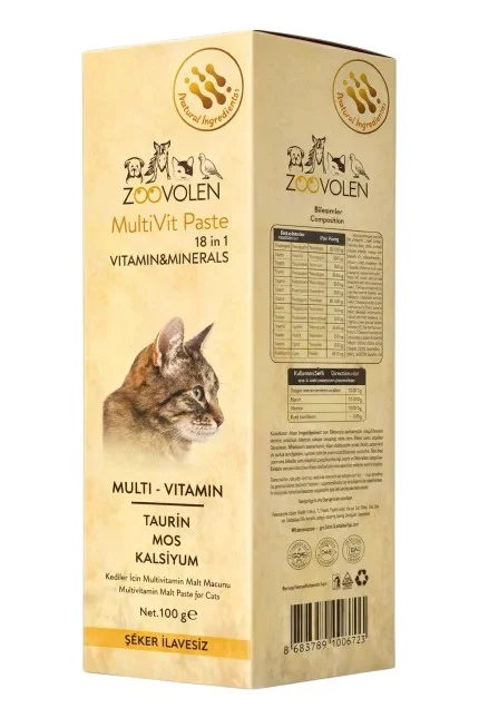 Zoovolen Kedi Multivitamin Paste 100 Gr