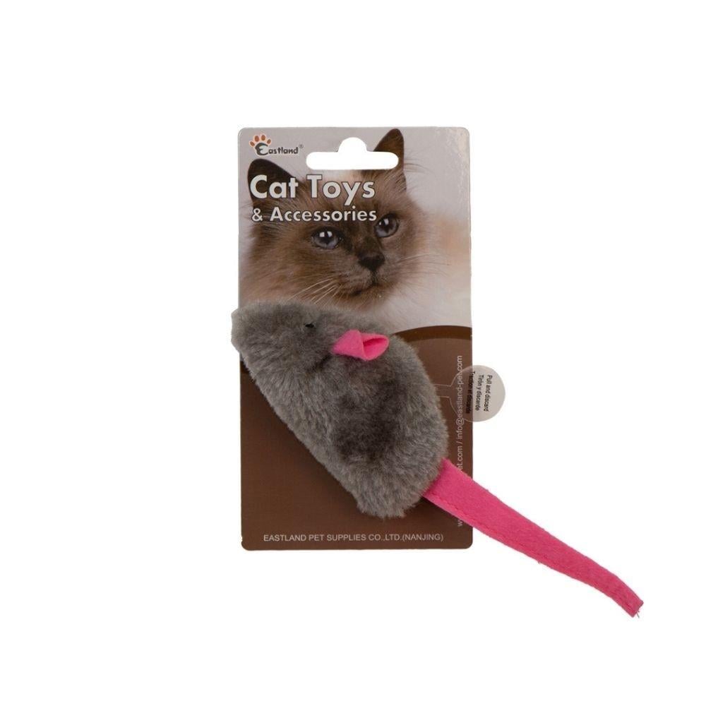 Eastland Catnipli Peluş Dijital Sesli Fare 8cm