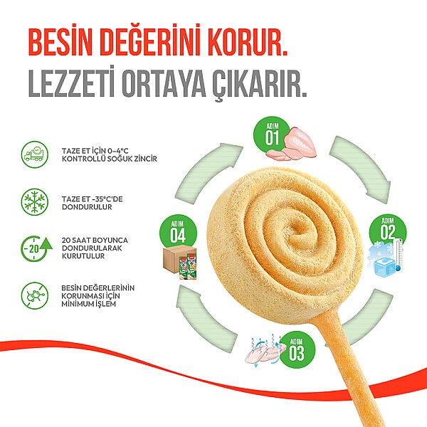 Wanpy Balkabaklı Köpek Lolipop 6 Gr