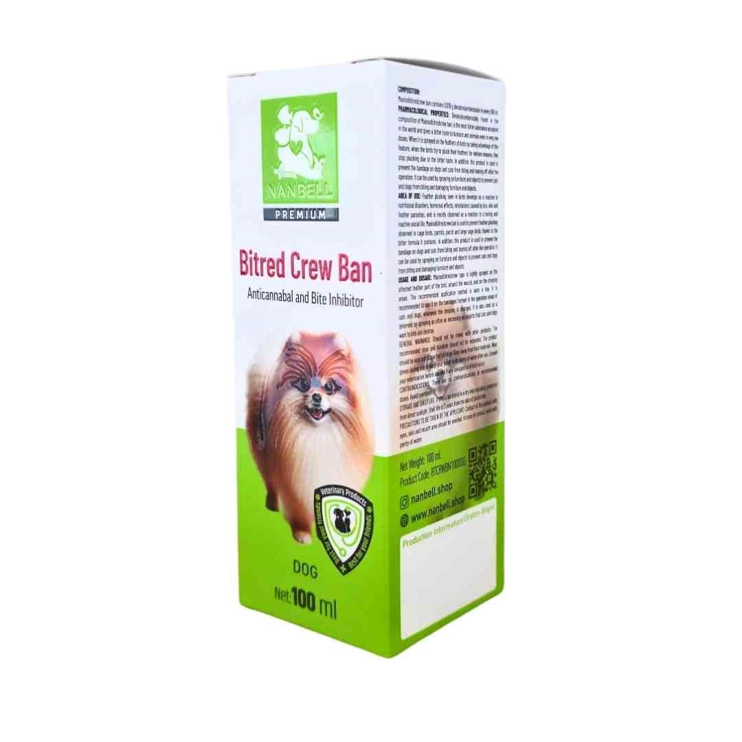Nanbell Bitred Crew Ban Köpek Antikanibal Ve Isırma Önleyici 100 ml