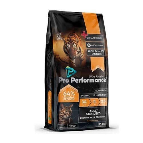 Pro Performance Tavuklu Pirinçli Kısırlaştırılmış Kedi Maması 15 Kg