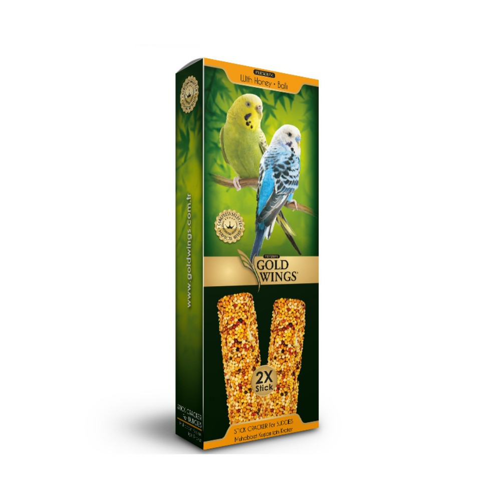 Gold Wings Premium Ballı Muhabbet Krakeri Kutu 2li 