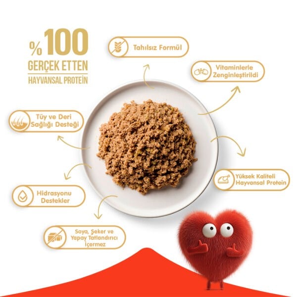 Wanpy Tahılsız Kuzu Etli Kedi Konservesi 375 gr