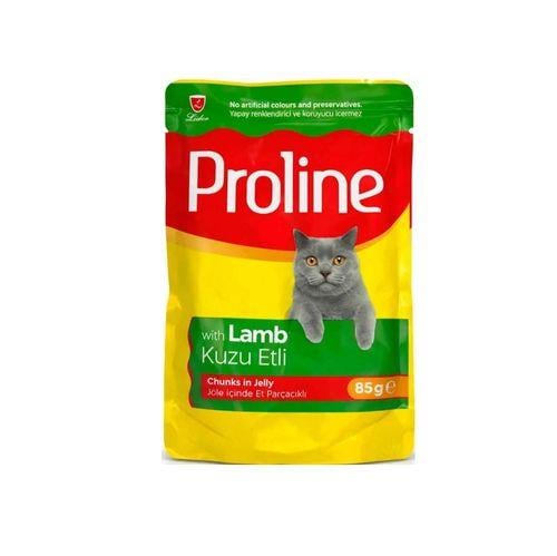 Proline Kedi Konservesi Kuzu Etli Jelly İçinde Parçacıklı 85 Gr