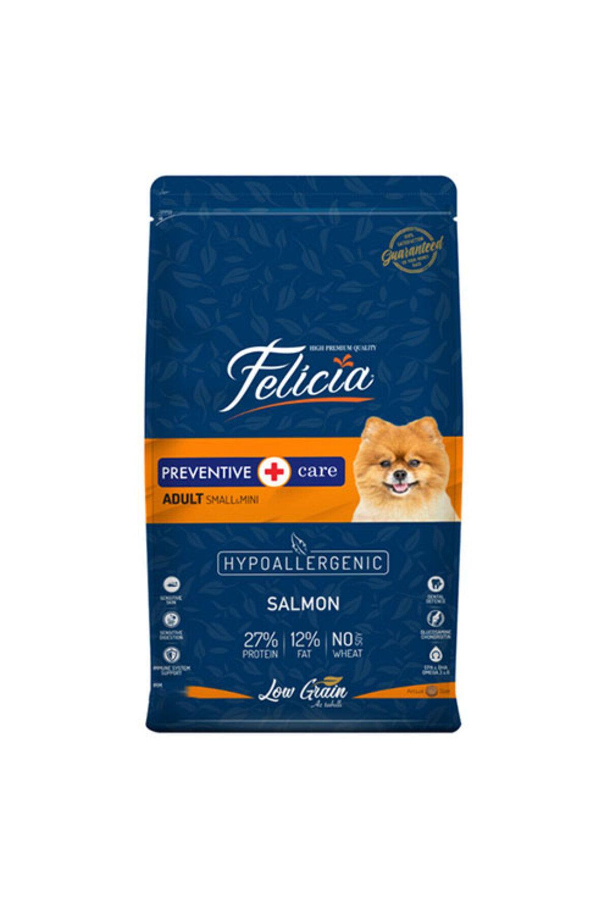 Felicia Hypoallergenic Small Mini Somonlu Küçük Irk Düşük Tahıllı Yetişkin Köpek Maması 3 Kg - İkizler Yem MarketFelicia Hypoallergenic Small Mini Somonlu Küçük Irk Düşük Tahıllı Yetişkin Köpek Maması 3 Kg