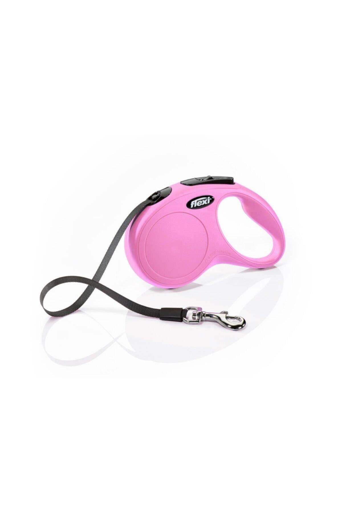 Flexi New Classic Otomatik Şerit Köpek Gezdirme Tasma S Pembe 5 mt - İkizler Yem MarketFlexi New Classic Otomatik Şerit Köpek Gezdirme Tasma S Pembe 5 mt