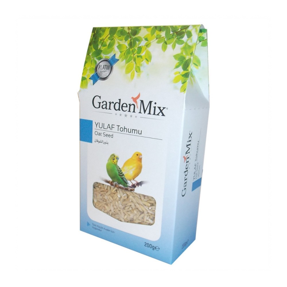 Garden Mix Platin Yulaf Tohumu 200gr - İkizler Yem MarketGarden Mix Platin Yulaf Tohumu 200gr