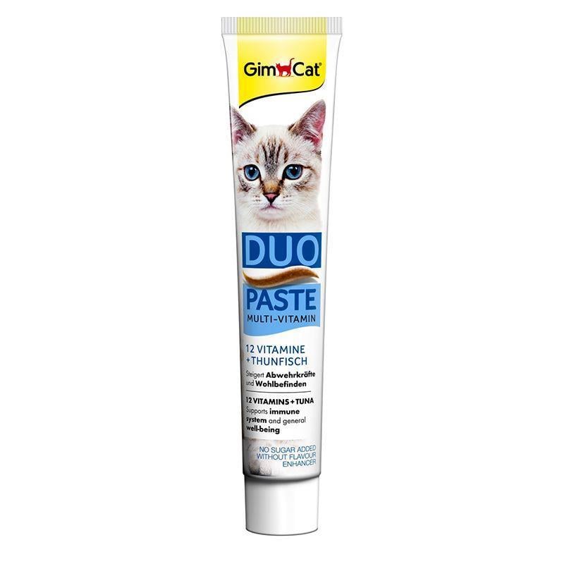 GimCat Multi-Vitamin Duo Paste Tuna + 12 Vitaminli 50gr - İkizler Yem MarketGimCat Multi-Vitamin Duo Paste Tuna + 12 Vitaminli 50gr