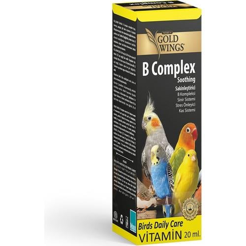 Gold Wings Sakinleştirici Stres Önleyici B Complex 20 ml - İkizler Yem MarketGold Wings Sakinleştirici Stres Önleyici B Complex 20 ml