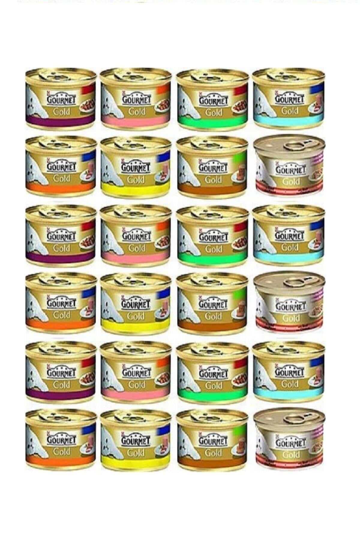 Gourmet Kedi Konservesi Karışık Paket 85 gr X 24 Adet - İkizler Yem MarketGourmet Kedi Konservesi Karışık Paket 85 gr X 24 Adet