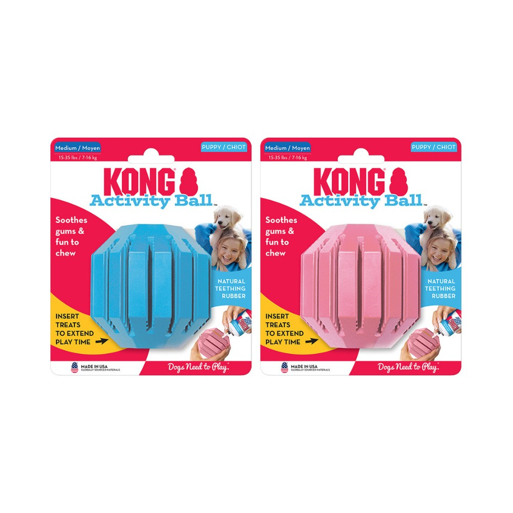 Kong Activity Yavru Köpekler için Çok Amaçlı Aktivite Oyuncağı S Boy