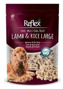 Reflex Semi-moist Kuzulu Ve Pirinçli Yarı Yumuşak Köpek Ödül Maması Large 150gr - İkizler Yem MarketReflex Semi-moist Kuzulu Ve Pirinçli Yarı Yumuşak Köpek Ödül Maması Large 150gr