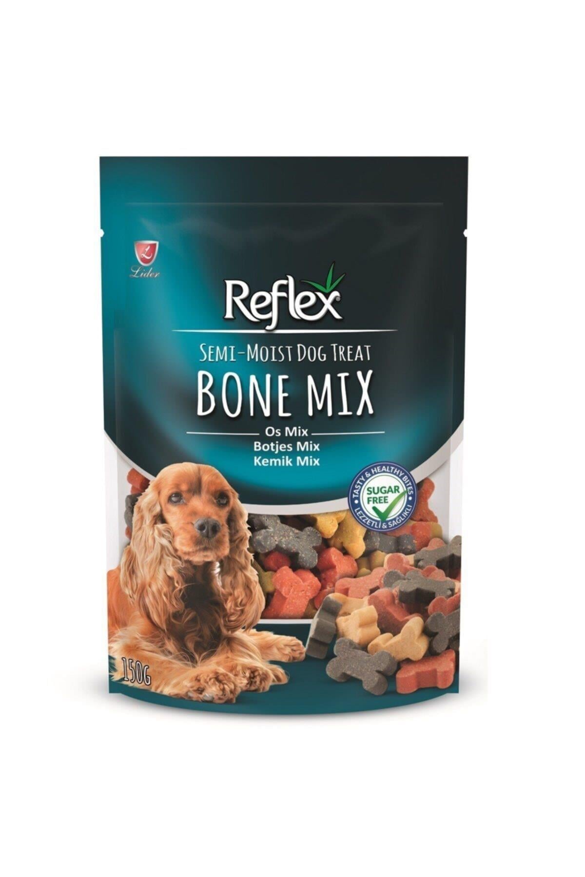 Reflex Semi-Moist Mini Mix Kemik Köpek Ödülü 150 gr - İkizler Yem MarketReflex Semi-Moist Mini Mix Kemik Köpek Ödülü 150 gr